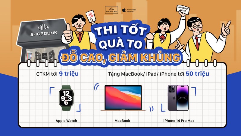 Chương trình ưu đãi tại ShopDunk cho sinh viên khi mua iPad Pro M2 11 inch